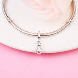 Sterling Silver Boxing Glove Dangle Charm Bead
