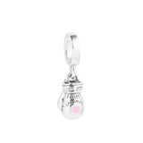 Sterling Silver Boxing Glove Dangle Charm Bead