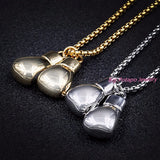 Boxing Glove Pendant Charm Necklace Men Jewelry