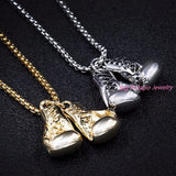 Boxing Glove Pendant Charm Necklace Men Jewelry