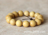 Boxwood Beads Tibetan Buddhism Elastic Amulet Bracelet