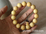Boxwood Beads Tibetan Buddhism Elastic Amulet Bracelet