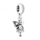 Chinese Doll Gingerbread Fairy Cupid Charm Bead Jewelry