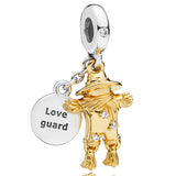 Chinese Doll Gingerbread Fairy Cupid Charm Bead Jewelry