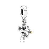 Chinese Doll Gingerbread Fairy Cupid Charm Bead Jewelry