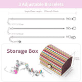 DIY Colorful Beads Alloy Bracelet Set Earring Kit