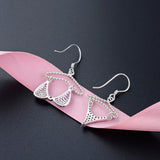 Bra Drop Earrings 925 Sterling Silver