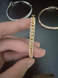 Micro-Inlaid Diamond Chain Bracelet for Women, Party Gift Accessory