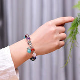 Duobao Bangles 10mm Bracelet Gift for Women's Fine Jewelry