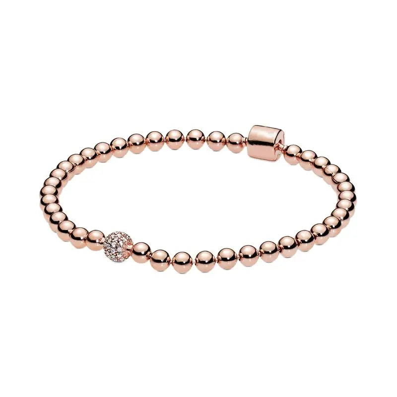 925 Silver Classics Bracelet Fits Pan Charm 1:1 Model Logo Gift For Women