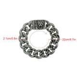 Retro Stainless Steel Animal Bracelet for Men