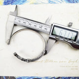 925 Sterling Silver Sword Bracelet Bangle Vintage Gift