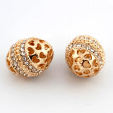 Egg Shape Spacer Beads for Jewelry Making
