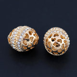 Egg Shape Spacer Beads for Jewelry Making