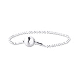 Beaded Essence Bracelets for Women Men 925 Sterling Silver Jewelry
