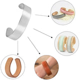 Stainless Steel DIY Bracelet Bending Bar Kit, Engraving Blanks