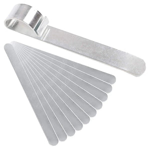 Stainless Steel DIY Bracelet Bending Bar Kit, Engraving Blanks