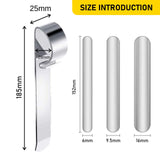 Bracelet Bending Bar Kit with 3 Pcs Stainless Steel Bracelet Blank