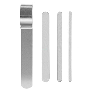 Bracelet Bending Bar Kit with 3 Pcs Stainless Steel Bracelet Blank