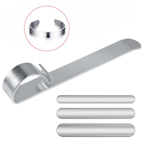 Bracelet Bending Bar Kit with 3 Pcs Stainless Steel Bracelet Blank