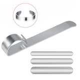 Bracelet Bending Bar Kit with 3 Pcs Stainless Steel Bracelet Blank