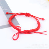 Red Rope Thread String Bracelet DIY Jewelry
