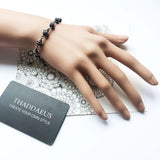 Skull Stone Bracelet Punk Jewelry Chain Gift Men Women