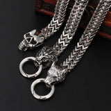 Men's Stainless Steel Polished Silver Chain Bracelet 8.66inch 12mm