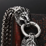 Men's Stainless Steel Polished Silver Chain Bracelet 8.66inch 12mm