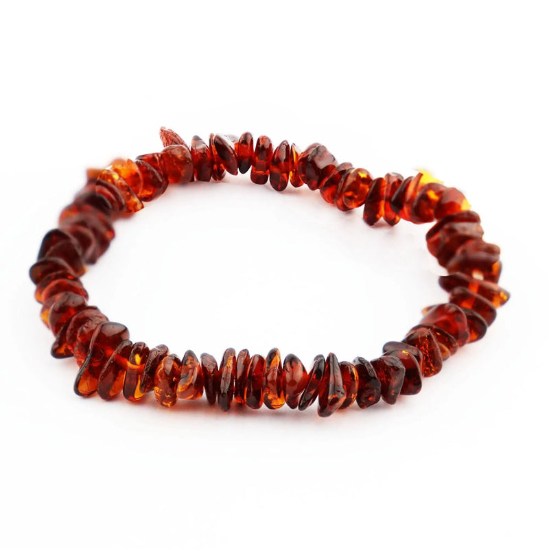 Amber Drop Bracelet Colored Stone