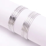 Silver Plated Belly Dance Bangle Indian Ethnic Jewelry