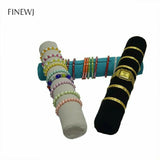 Bracelet Display Holder Bar Bangle Watch Storage Bag Case PU Leather