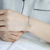 Family Love Big Hole String Charms Beads S925 Silver Accessories