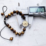 Tiger Eye Elements of Nature Bracelet in 925 Silver