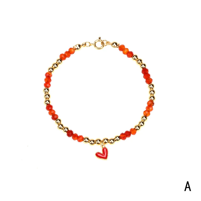 Enamel Love Bracelet Feminine Temperament INS Tide Autumn Style