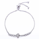 Adjustable Cubic Zircon Bracelet for Women
