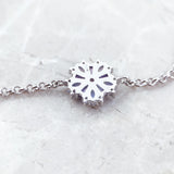Flower Bracelet Colorful Stones 925 Silver Jewelry