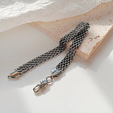 Men's Snake Chain Link Bracelet Stainless Steel Ball Chain