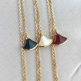 925 Silver Natural Stone Skirt Charm Bracelet for Women