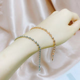 Rose Bracelet Twisted Spiral Wave Smooth Jewelry Gift