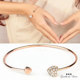 Open Hearts Bracelet Plated Women Wrist ESTREMITA