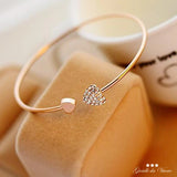 Open Hearts Bracelet Plated Women Wrist ESTREMITA