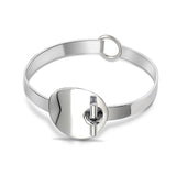 High Woman Bangle Bracelet 316 Stainless Steel Silver Colour Seymour Model