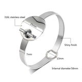 High Woman Bangle Bracelet 316 Stainless Steel Silver Colour Seymour Model