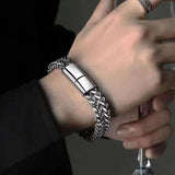 Hip-hop Titanium Steel Thick Street Man Bracelet