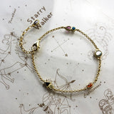 925 Silver Bohemia Happiness Bracelet, Playful Gift Women
