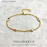 925 Silver Bohemia Happiness Bracelet, Playful Gift Women