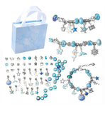 DIY Bracelet Kit for Women - Metal Charms, Beads, and String Set