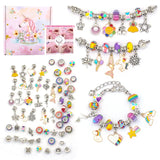 DIY Bracelet Kit for Women - Metal Charms, Beads, and String Set