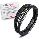 Multilayer Leather Bracelet for Men
